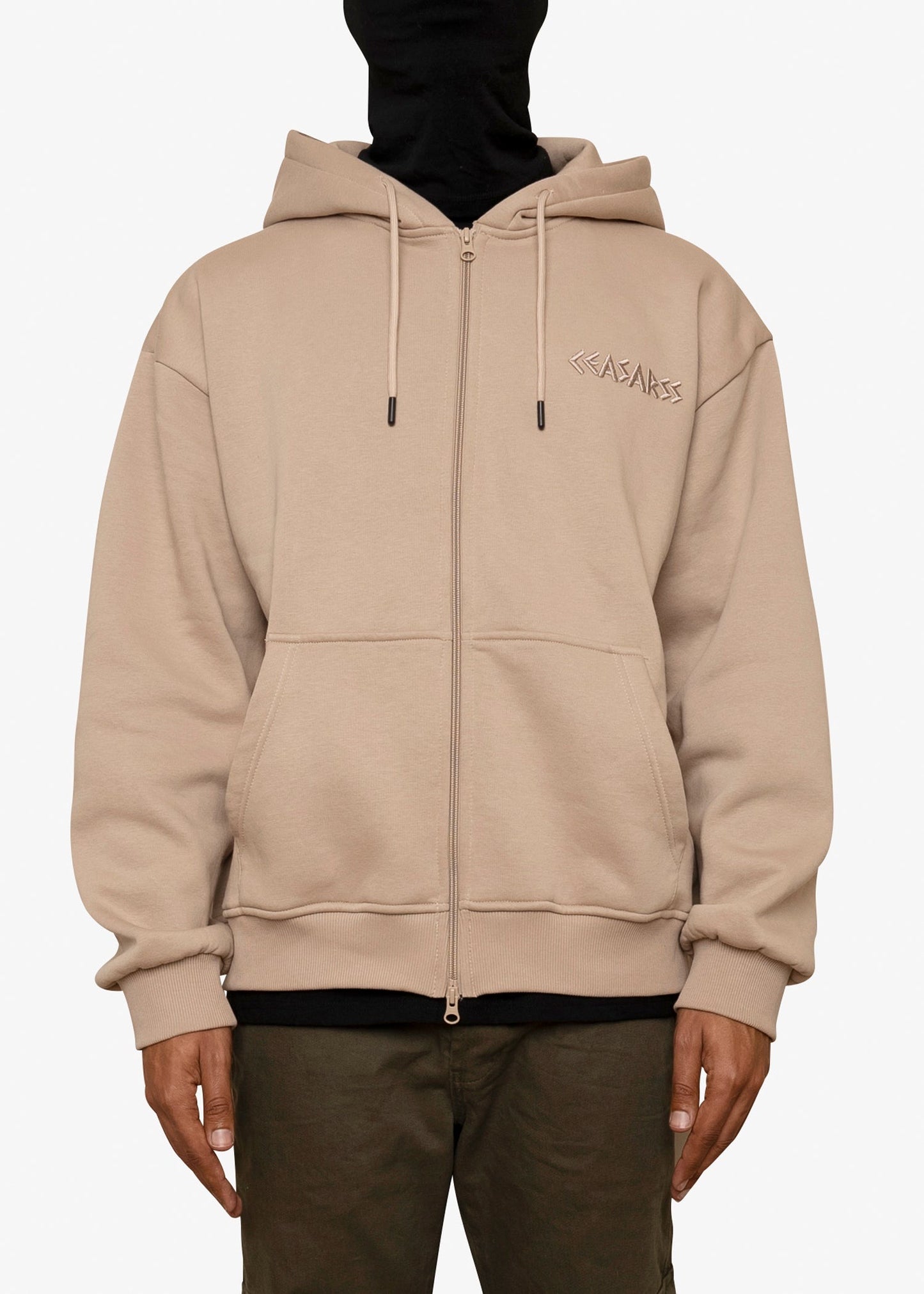 Ceasarss double zip hoodie