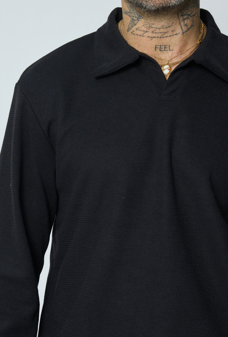 Sweater polo Black