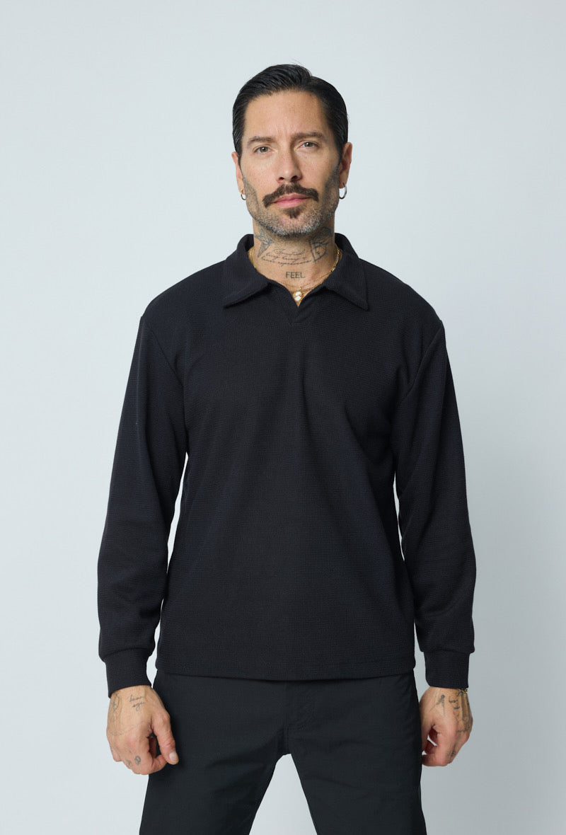 Sweater polo Black