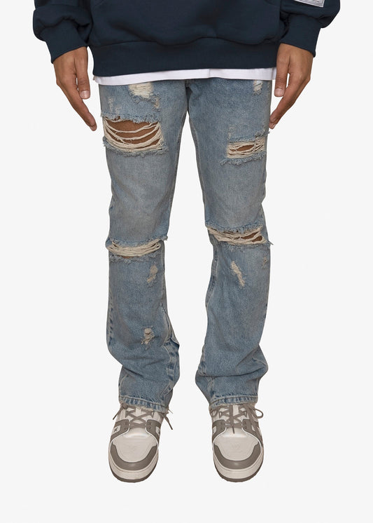 Ceasarss Distressed flared jeans