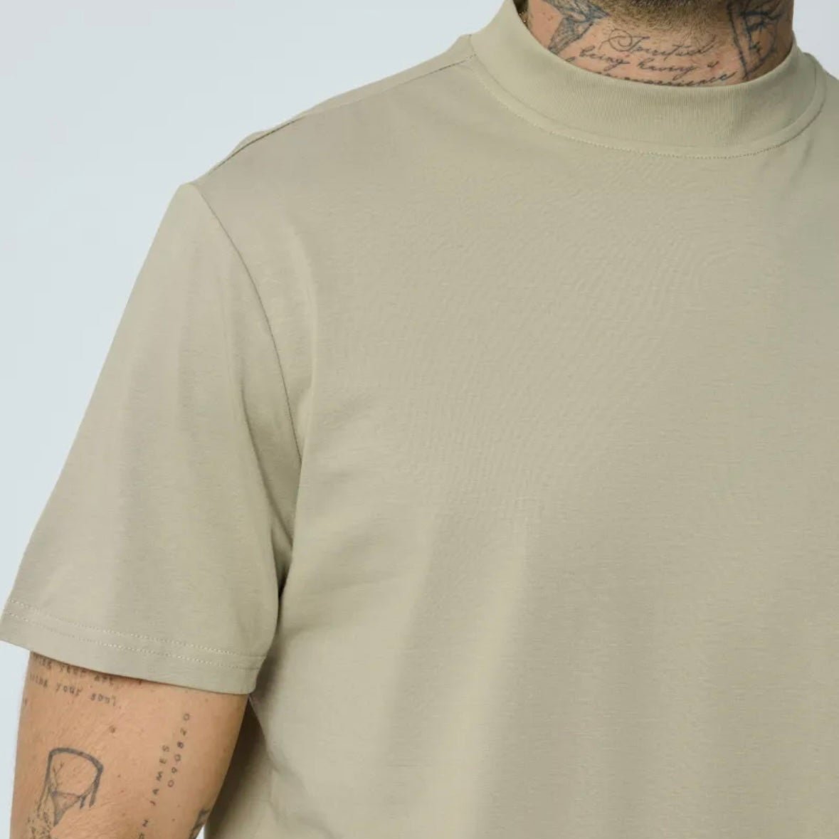 T-Shirt crew neck Beige