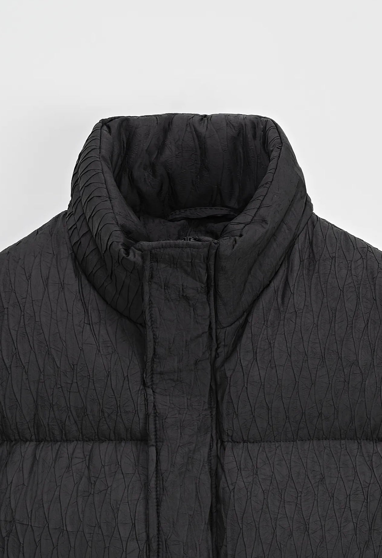 Snowfall winter puffer jacket Black