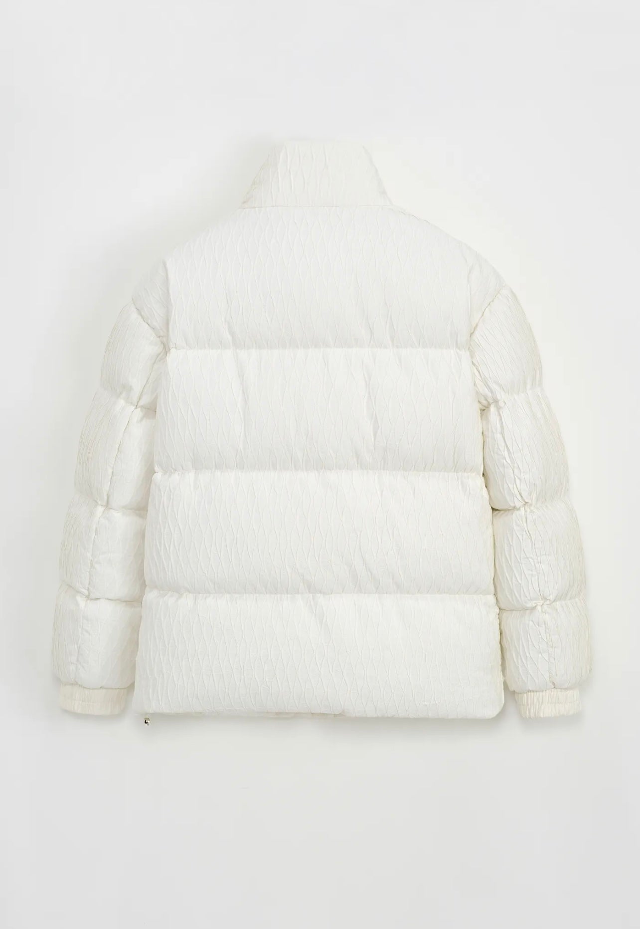 Snowfall winter puffer jacket White