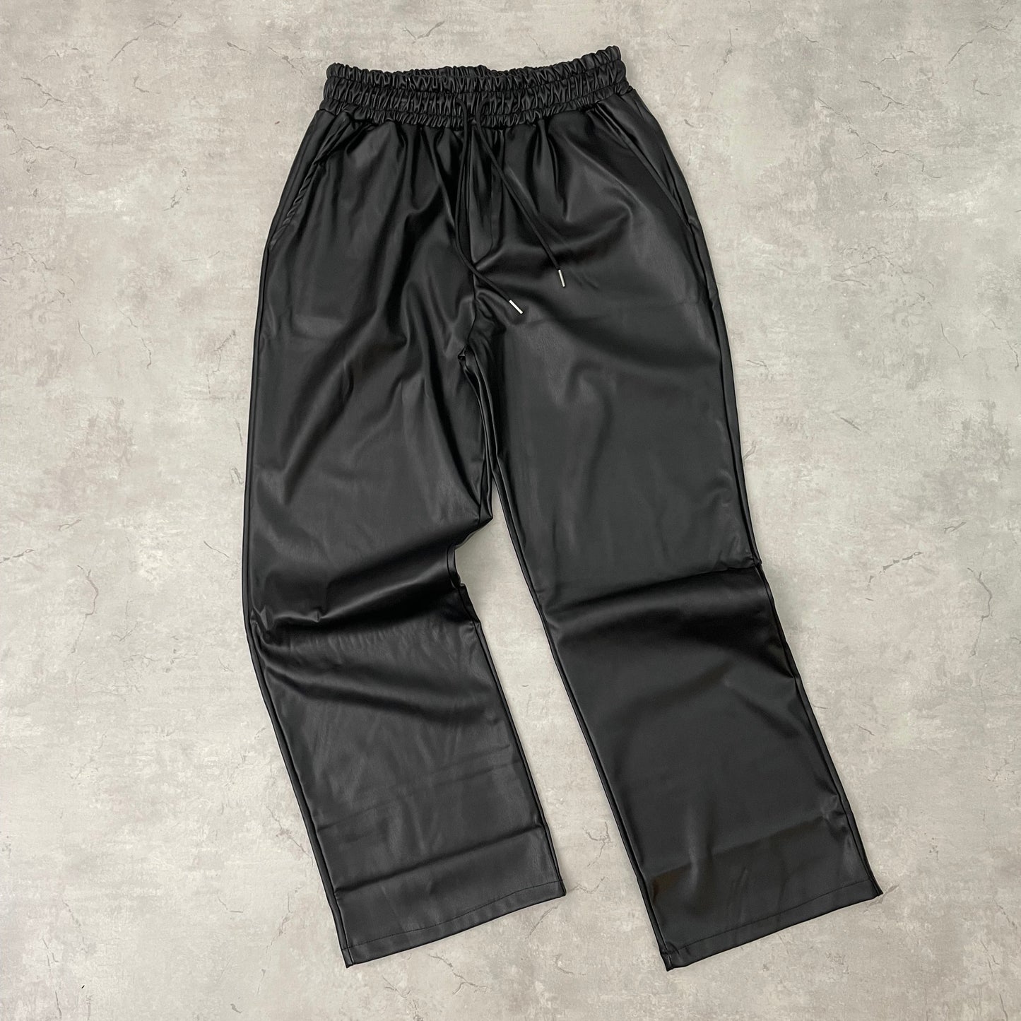 Faux leather pant