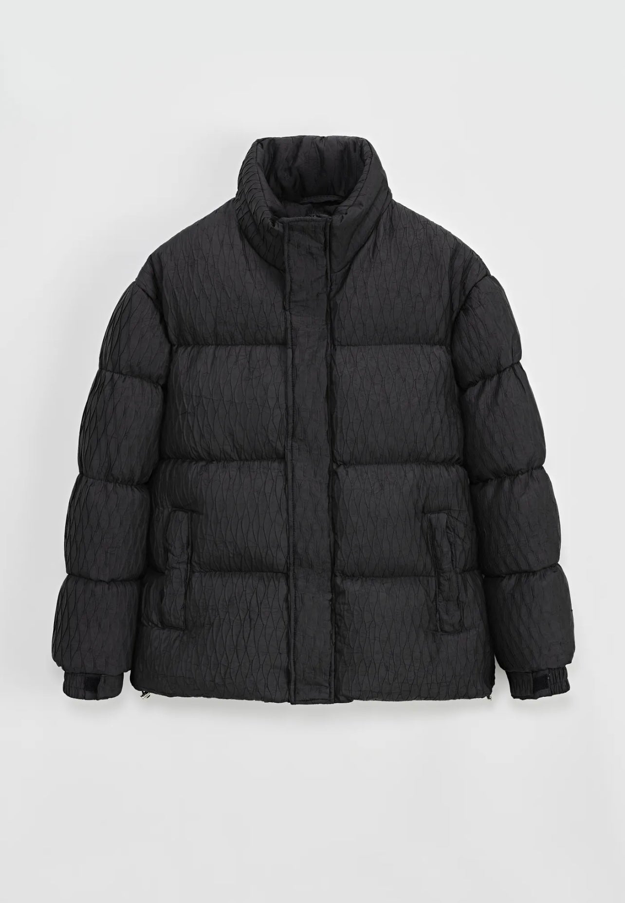 Snowfall winter puffer jacket Black