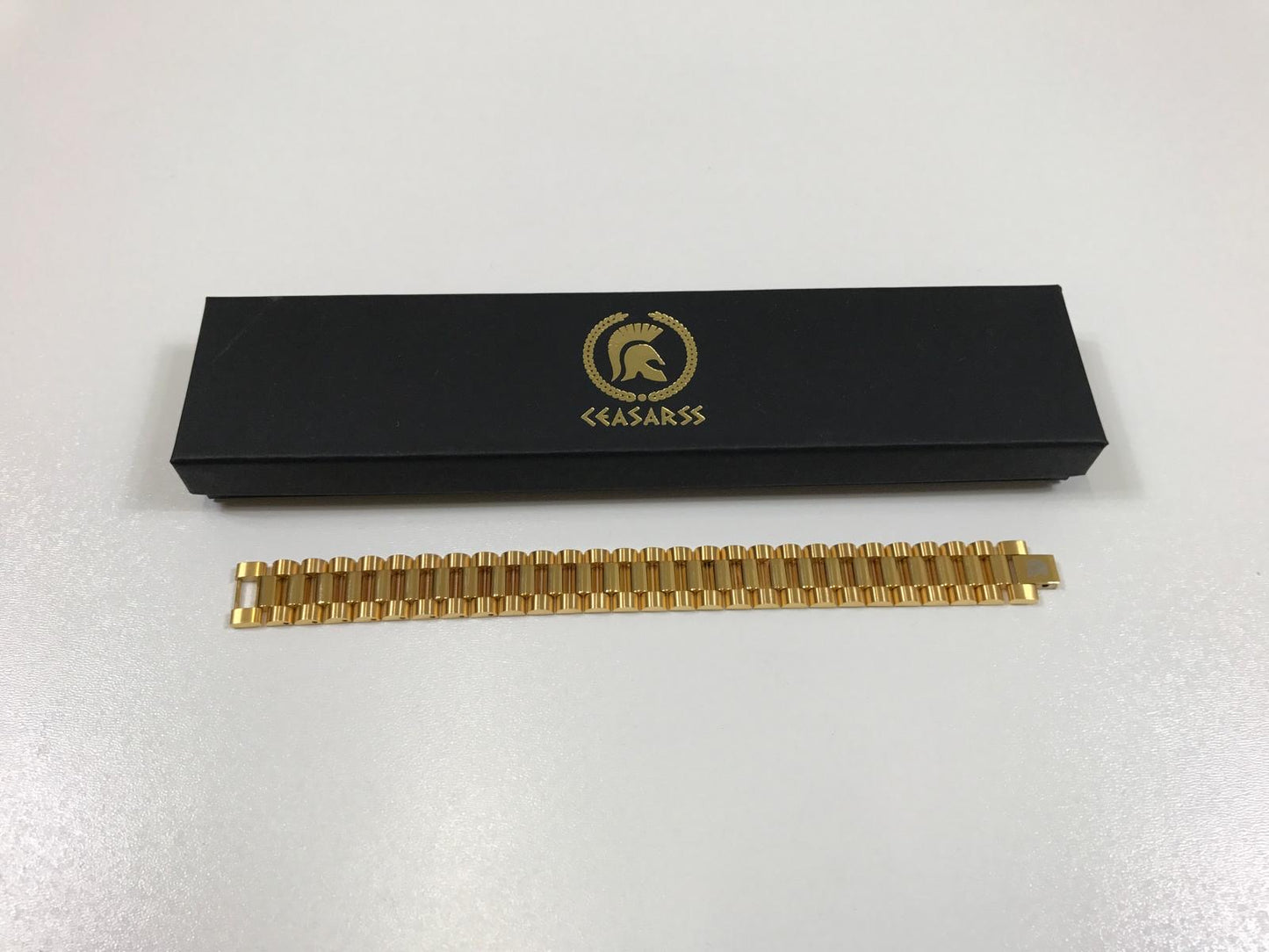 Ceasarss golden presidente bracelet