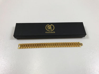 Ceasarss golden presidente bracelet