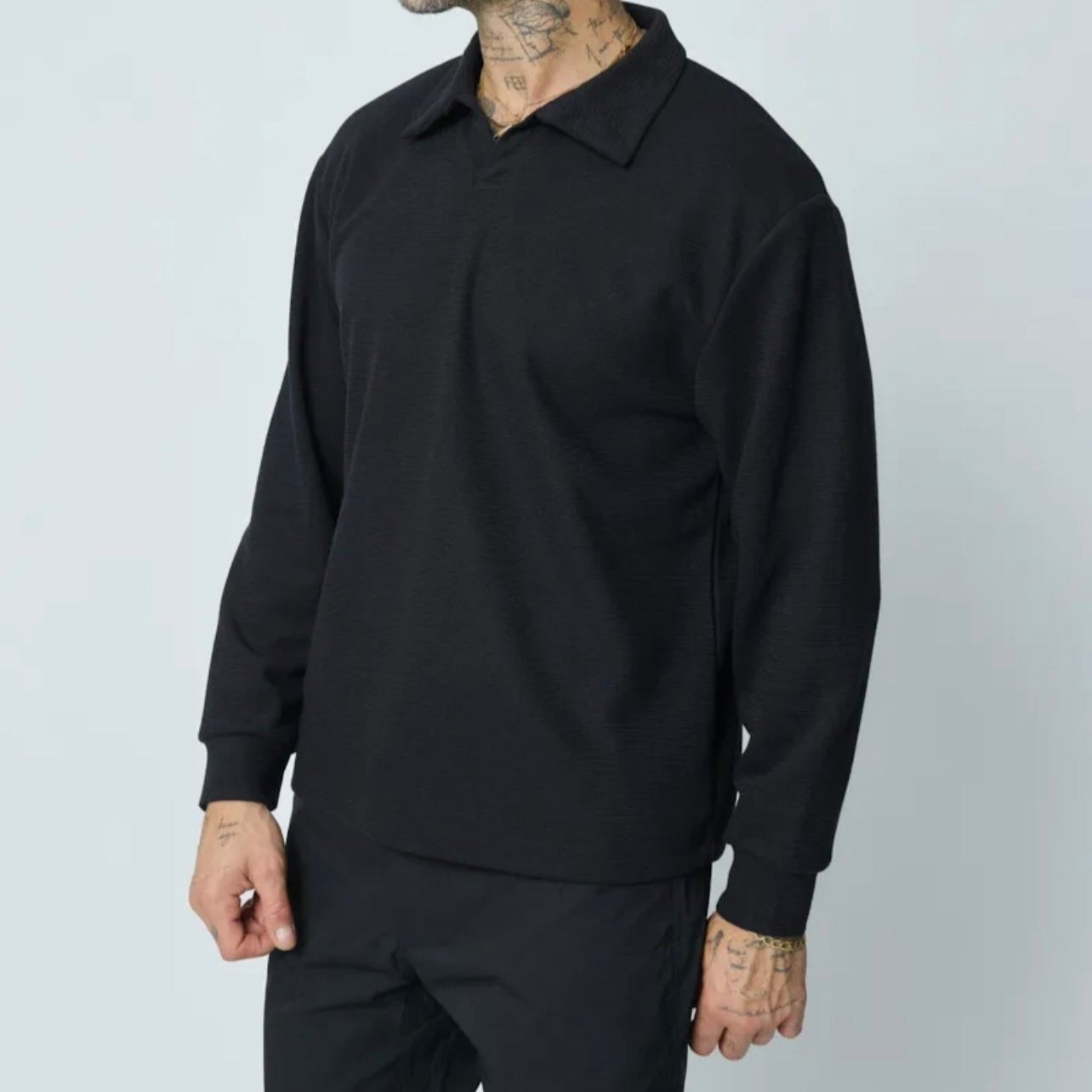 Sweater polo Black