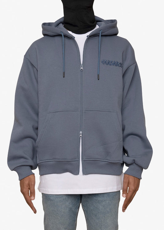 Ceasarss double zip hoodie