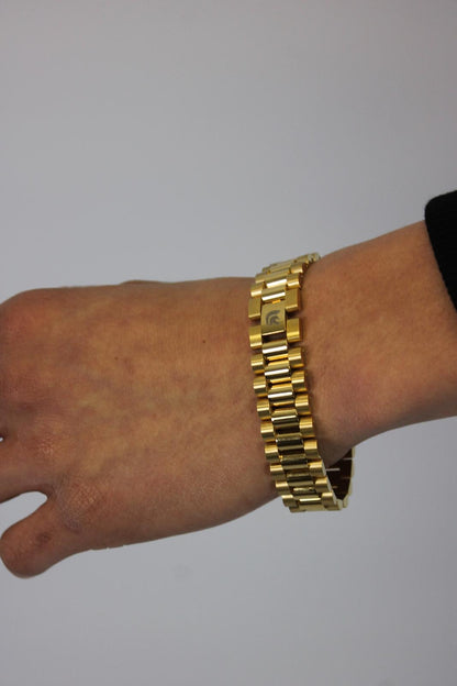 Ceasarss golden presidente bracelet