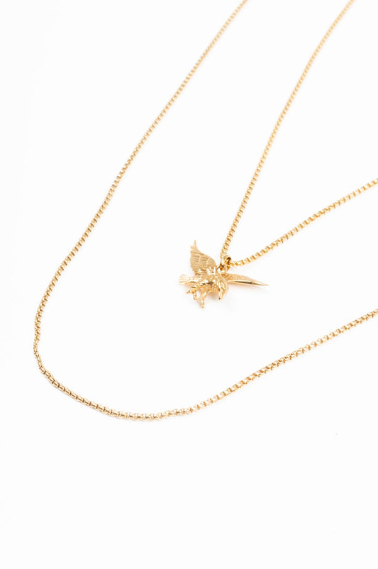 Gold eagle chain