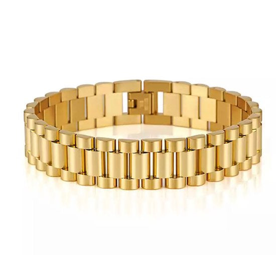 Ceasars golden presidente bracelet