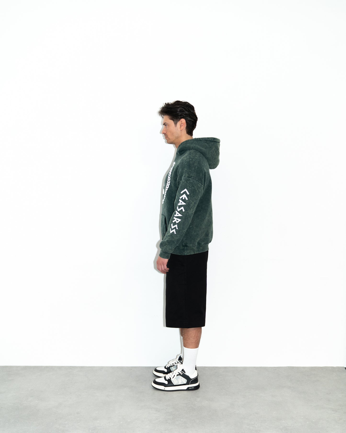 Ceasarss Hoodie Washed Green