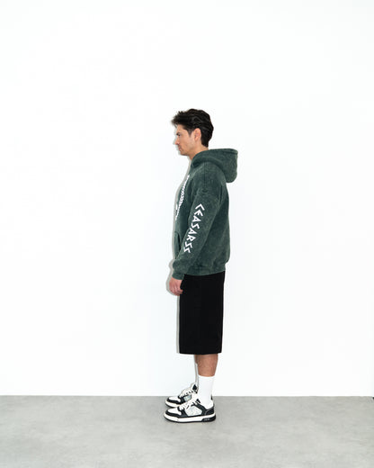 Ceasarss Hoodie Washed Green